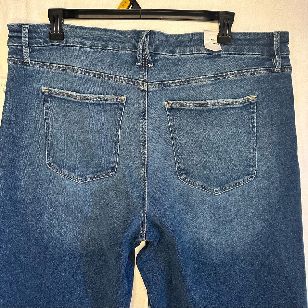 Good American Women's Palazzo Jeans Cropped Anthropology NWT NEW Plus Size 22W - Picture 8 of 16